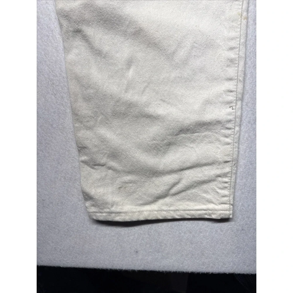 Levis Strauss White Jeans VTG 80/90s Leather Tab 549 42x32